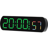 Digital Clock Electronic 12/24H LED Adjustable Brightness Alarm Clock With Temperature Display For Living Room Office Decor