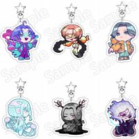 New Game 18TRIP Saion Renya Daikoku Kaka Kamina Yukikaze 6cm Acrylic Stand keychain Figure Stand Plate Desk Decor Fans Birthday