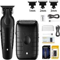 Kemei Original Haarschneidemaschine Kit KM-2296 KM-2299 KM-T95 Wiederaufladbarer elektrischer Haarschneider Friseur Professioneller Rasierer für Männe