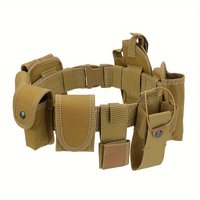 Multifunctional 10in1 outdoor Tactical Belt & Waist Seal, Combat Training Security Duty Gear, Security Inspection Belt