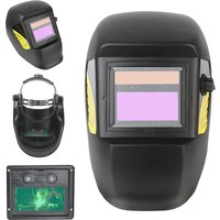 Auto Darkening Solar Power Welding Helmet Large View Welder Mask Welding Mask For Arc Weld Grind Cut True Color Lens