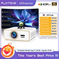 Flixtone E900 MINI Youth Portable Full HD Projector Video HDR10 2G 64G 2000 ANSI Android Home Theater Cinema Beamer image 3