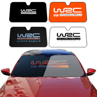 Fashion W-WRC Logo Solar Protection Windshield Sunshade Cover Sun Shade Auto Sun Visor Car Covers