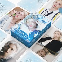 Kpop Straykids Stay Felix One Box (60 Lomo Cards + 32 Stickers) High-Definition Photo Cards Collectibles Fans Merch Album Concert Goods Small Gifts Valentine's Day Christmas Gifts Decorations