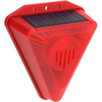 Solar 129dB Wireless Motion Sensor Alarm Lamp Siren Outdoor Waterproof Alarm System Detector Drive Away Wolf Wild Animals