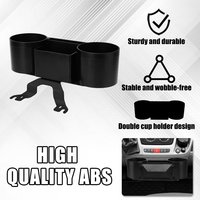Car Cup Holder With Mounting Bracket For Fiat Ducato Peugeot Boxer Citroen Relay Van Centre 2007+ Double Coffee Cup Holder