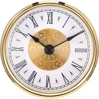 80MM Quartz Clock Inserts Classic Clock Craft Quartz Movement Round Clocks Head Insert Roman Arabic Numerals