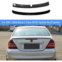 For Mercedes Benz C-Class 2001 2002 2003 2004 2005 2006 W203 4 Door Rear Roof Trunk Lid Spoiler Wings Car Tuning Accessorie Part