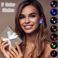 Novelty Gift for Woman Girls Trendy Luminous Earrings Masquerade Birthday Party Favors Ear Accessories Fluorescent Dress Up Prop