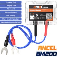 ANCEL BM200 12V Battery Monitor Car Battery Health Monitoring Battery Tester Wireless Bluetooth 4.2 For Android IOS APP