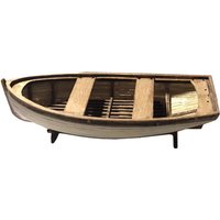 Lifeboat Wooden Boat Toys 138mm 208mm Canoe Life Raft Mould DIY Handmade Wood Ships Accessories Model