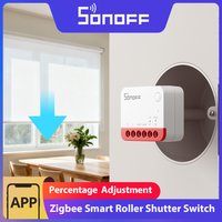 SONOFF MINI-ZBRBS Zigbee Smart Rollladenschalter Mini-Größe Smart Scene Signal Booster Transformieren Sie Vorhänge Sonoff Zigbee Hub