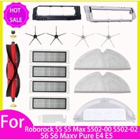 HEPA-filter, mop, hoofdborstel en zijborstel voor Roborock S5 S502-00 S502-02 S5 Max S6 MaxV S6 Pure E4 E5 robotstofzuiger reserveonderdelen