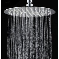 High Quality 10/8/6 Inch Stainless Steel Ultra-Thin Waterfall Shower Heads Rainfall Shower Head Rain Square Round 2024 New
