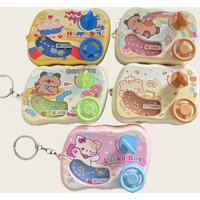 1 Creative Small Animal Car Game Console Keychain, Fun Stress-Relief Toy, Small Gift for Claw Machine, Holiday Gift