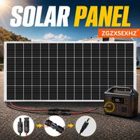 Panel słoneczny monokrystaliczny o mocy 180 W, przenośna ładowarka słoneczna do stacji zasilających, generatorów słonecznych, na kemping, do kamperów, łodzi, samochodów oraz do użytku poza siecią