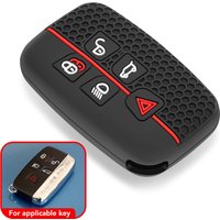 5 Buttons Silicone Car Key Case Cover For Land Rover Range Rover Sport Velar Evoque Freelander2 Discovery Jaguar XF XJ XJL XE
