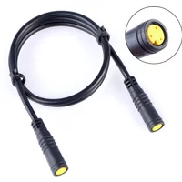 EBike Electric Bicycle 3 Pin Sensor Thumb Throttle Extension Cable Waterproof Connectors For BAFANG BBS01B BBS02B BBSHD