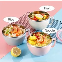 Double-Layer Leak-Proof Stainless Steel Insulated Bowl - Portable Food Jar - Home, Office & Travel Essential