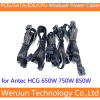 High Quality PCI-E 6+2pin / CPU 8Pin(4+4) /4 SATA /4 IDE power Supply cable for Antec HCG 850W 750W 650W Gold Modular