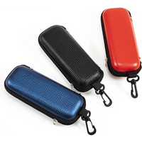 Portable EVA Hard Sunglasses Case with Lanyard Zipper Lightweight Eyewear Protector Box for Men Women Daily Use