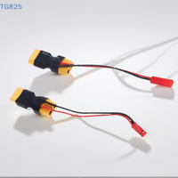 【AN】【AN】1Pcs RC Battery Lipo Model Accessory XT60 Male To Female JST Female / Male In-line Power Adapter Lipo Connector