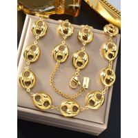 Cuban Link Chain Necklace 5mm Stainless Steel Jewelry for Men Silver Gold Hip Hop Unisex Chains Durable Everyday Gift for Him
