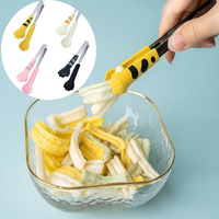 Cat Paw Shape Food Clip Tongs Cute Cartoon Meal Tongs Stainless Steel Salad Barbecue Tongs Sandwich Baking Clip Kitchen Gadgets