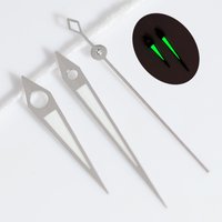 NH35 Polierte Zeiger 10*14*15mm Dauphine Aiguille Presage Cocktailuhr Zubehör Nadeln Zeiger Grün Blau Leuchtend