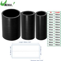 UXCELL Car Silicone Hose 25mm 28mm 32mm 35mm 42mm 48mm 57mm 63mm 68mm 70mm 76mm 80mm 83mm ID 100mm Length 0 Degree Coolant Hose