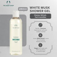 The Body Shop White Musk Full Range Shower Gel Body Wash 250ml Moisturizing Skin Care Collection