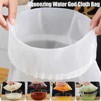 1Pcs Soy Milk Wine Filter Bag Nut Milk Bag Tea Coffee Oil Yogurt Filter Net Mesh Kitchen Food Reusable Nylon Filter Bag Strainer