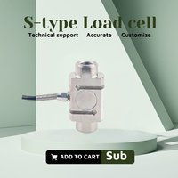 BENGBUZZYQ Column S-Type Load Cell, 50kg~100t Tension Compression Sensor, Stainless Steel, IP66, Industrial Weight Sensor