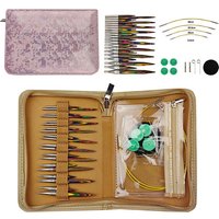 Knitting Needles Removable Ebony Wood 1 Set Crochet Hooks Needles Handmade Crafts Comfortable Grip for DIY Scarves Gloves