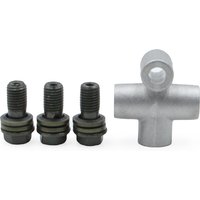 Universal Hydraulic Brake Line Tee Hose Connector 3 Way Adapter with M10 Banjo Bolt for Motorcycle Dirt Bike ATV Moped Scooter