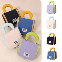 Niedliche Kosmetiktasche für Reisen, tragbare Kosmetik-Aufbewahrungstasche mit Griff, großes Fassungsvermögen, mehrere Taschen, Make-up-Organizer-Tasc