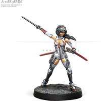 38MM Resin figure model kits DIY toy colorless and self-assembled A-1188