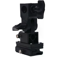 B-type Flash Hot Shoe Bracket Tripod Umbrella Holder Light Stand Adapter
