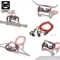 GRC 1/18 Front bumper square spotlight Search lights For 1/18 1/24 RC Crawler Cars TRX4M SCX24 FCX24 #G180SP
