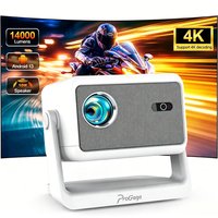 Tragbarer 4K-Projektor PG370Max 14000 Lumen 1080P Beamer 10W HIFI-Lautsprecher Heimkino-Projektoren für Filme PG370 Max Hochauflösender Projektor