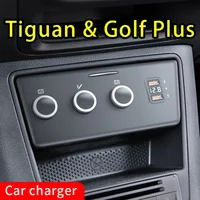 LOYEUANR Autoladegerät für VW Tiguan Prototype / Golf Plus Zigarette Modifiziertes Schnellladen für iPhone Xiaomi HUAWEI Mobiltelefon
