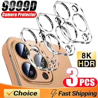 3Pcs Camera Lens Protector Glass For iPhone 15 14 13 11 12 16 Pro Max Camera Protective Glass Film For IPhone 13 Mini 15 16 Plus