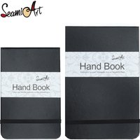SeamiArt A5/A6 Watercolor Notebook 300g/m 24Sheets Travel Hand Painting Notebook for Water Color Diary Student Art Supplies