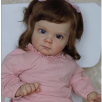 Toddler Maggi Reborn Baby Dolls Realistic Doll Newborn Baby Doll Reborn Vinyl Dolls Bebe Toy For Girls Art Toy Birthday Gift Toy