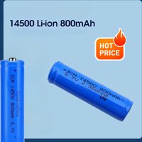 14500 3.7V 800mAh Battery Icr14500 Rechargeable Batteries Full Capacity for Flashlight Led Torch Remote Control Toys Mouse