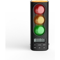 2025 New Traffic Light Visual Timer Audio Digital LCD Display for Kids Classroom Home Kitchen Game Countdown Timer Visual Timer