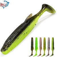 Rosewood TPR Floating Shad Bait 6cm 7.5cm Paddle T Tail Soft Fishing Lure Swimbait Artificial Rubber Fish Bass Trout Pike Perch