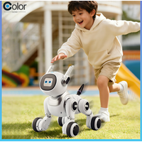 Ai Rc Robot Dog Voice Activated App Controlled Bionic Intelligent Educational Interactive Toy For Boys Kids Indoor Play