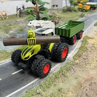Large Scale Tractor Toys With Lights And Sounds Trailer For Halloween And Christmas Birthday Gift