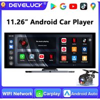 Portable 11.26 inch Android Car Radio Multimedia Video Player Bluetooth WIFI Wireless Carplay Android Auto Car Monitor FM AUX